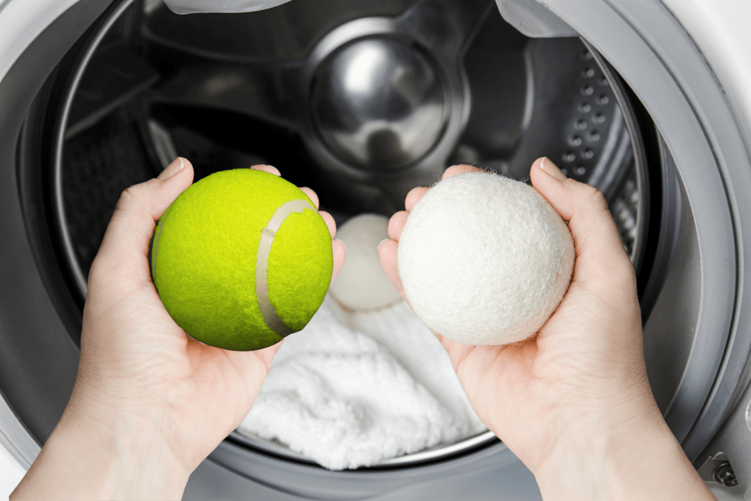 Miksi pesukoneeseen laitetaan tennispalloja?
