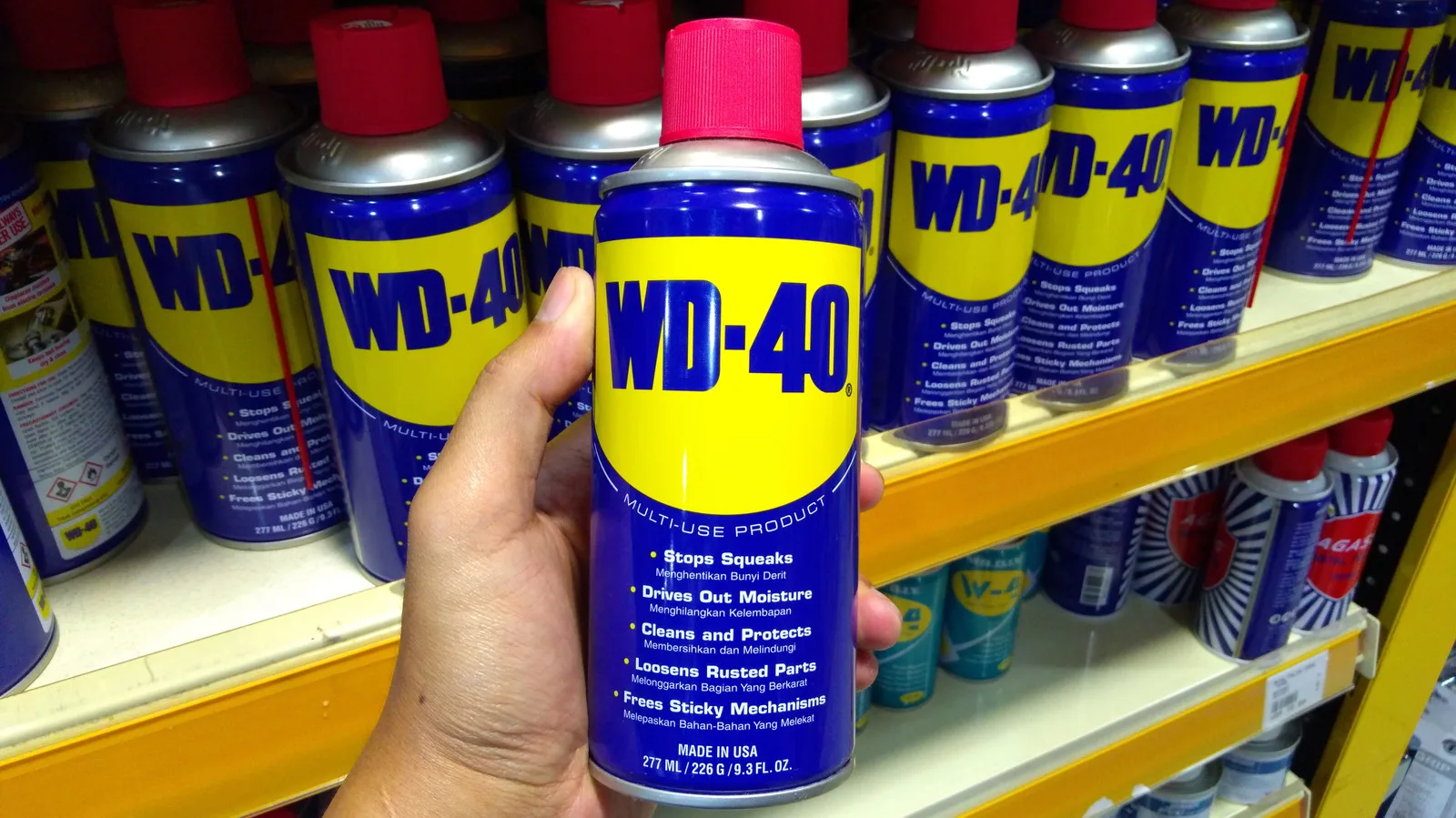 "Keksityt ominaisuudet": Missä arjessa WD-40:ta ei kannata käyttää? Ja missä voi.